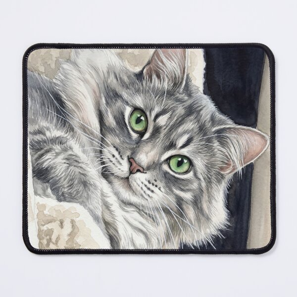 Item preview, Rose a Cat with Striking Green Eyes designed and sold by CentauriArt.