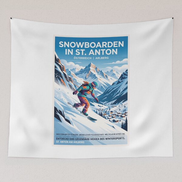 Artikelvorschau, Snowboarden in St. Anton  entworfen und verkauft von Theodor Decker.