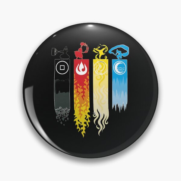 Item preview, Elemental Four: Earth Fire Air Water Symbols  designed and sold by CarlBorowski23.