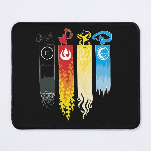 Item preview, Elemental Four: Earth Fire Air Water Symbols designed and sold by CarlBorowski23.