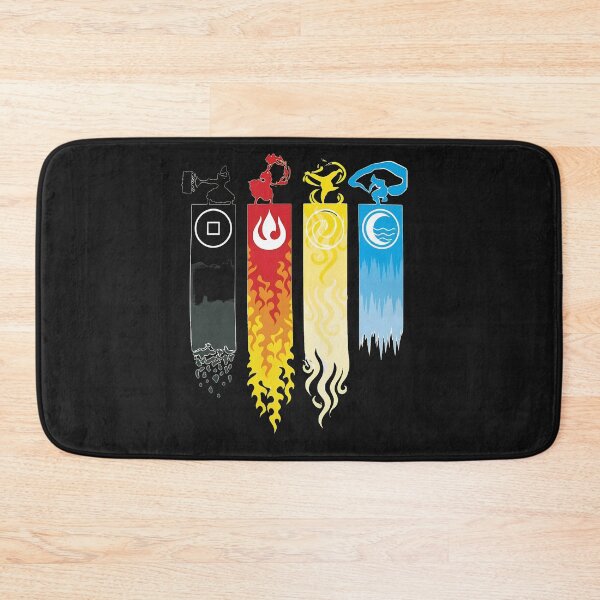 Item preview, Elemental Four: Earth Fire Air Water Symbols  designed and sold by CarlBorowski23.