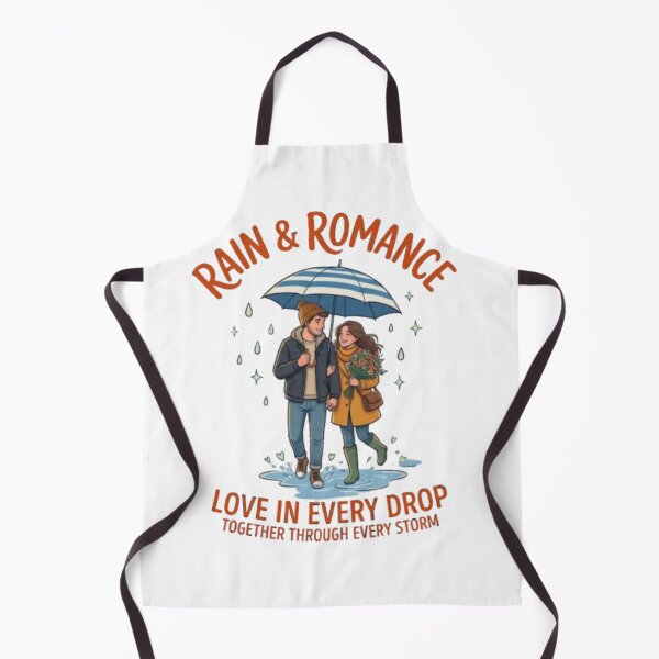 Item preview, Rain & Romance – Romantic Couple Under Umbrella designed and sold by Salma.Store.
