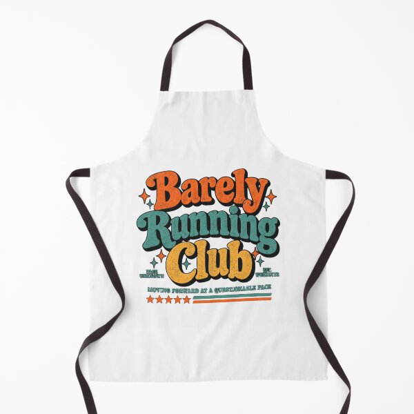 Item preview, Barely Running Club Retro Funny Sarcastic Runner Graphic designed and sold by ROUX-ART.
