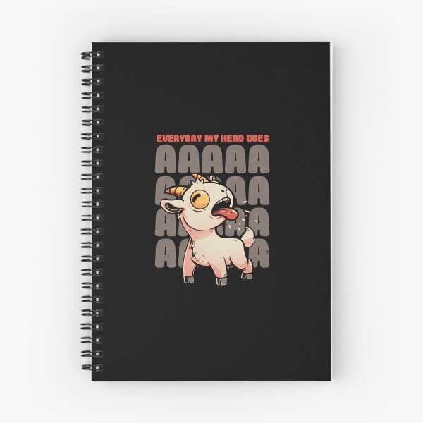 Item preview, Everyday My Head Goes Aaaa   Funny Goat Meme Gift  designed and sold by benditcort.