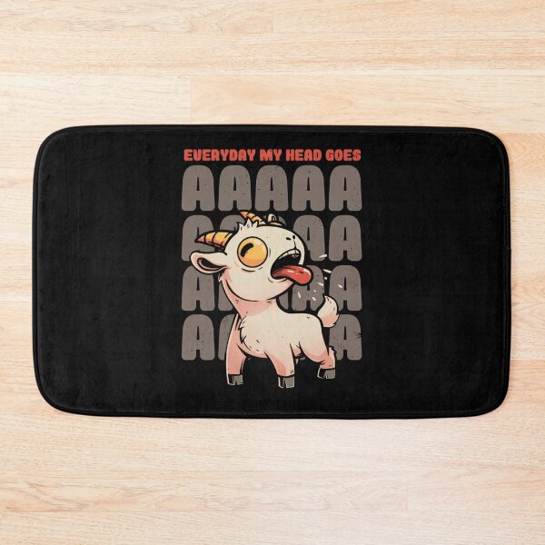 Item preview, Everyday My Head Goes Aaaa   Funny Goat Meme Gift  designed and sold by benditcort.