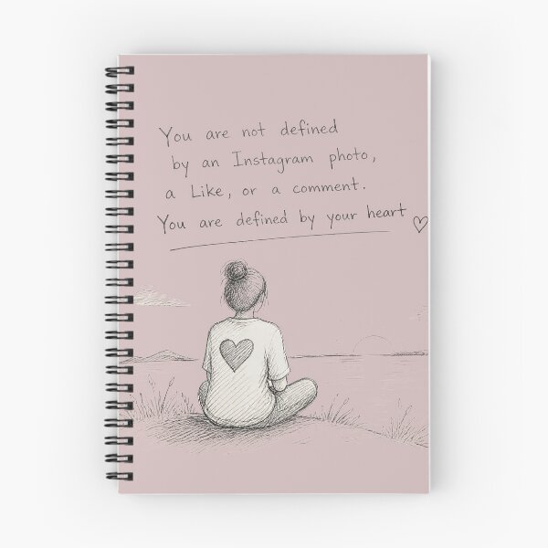 Item preview, Defined By Your Heart | Self-Love & Mental Health Quote Graphic Design designed and sold by ManggaeJM.