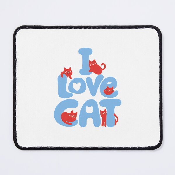 Item preview, I Love Cat Cute Kitty Art Design designed and sold by Dmo3HarkoArt.