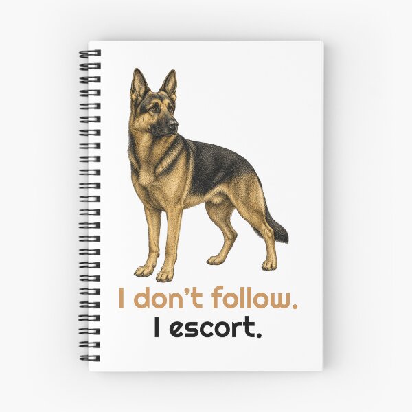 Item preview, Funny I Don't Follow I Escort Shepherd Quote designed and sold by bluesquidink.