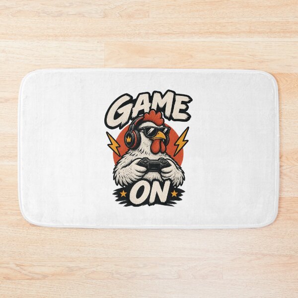 Item preview, Funny Chicken Game Design with Humorous Chicken Joke Illustration designed and sold by Milk McLactose.