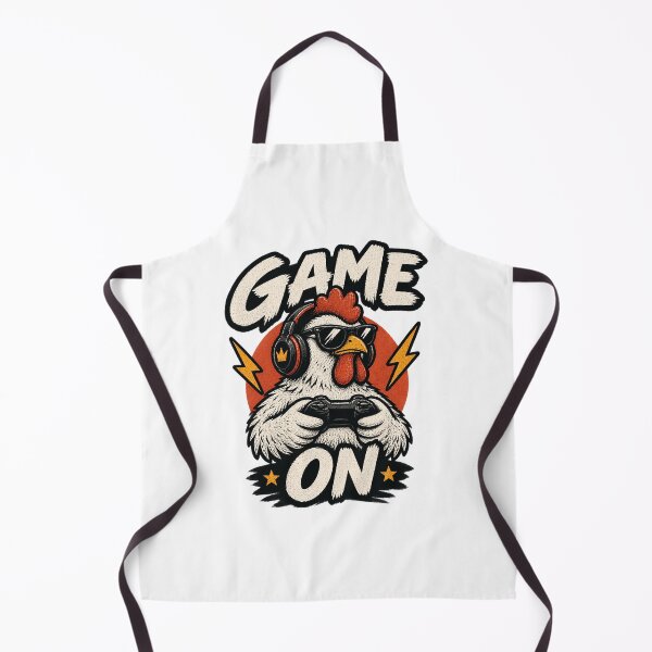 Item preview, Funny Chicken Game Design with Humorous Chicken Joke Illustration designed and sold by Milk McLactose.
