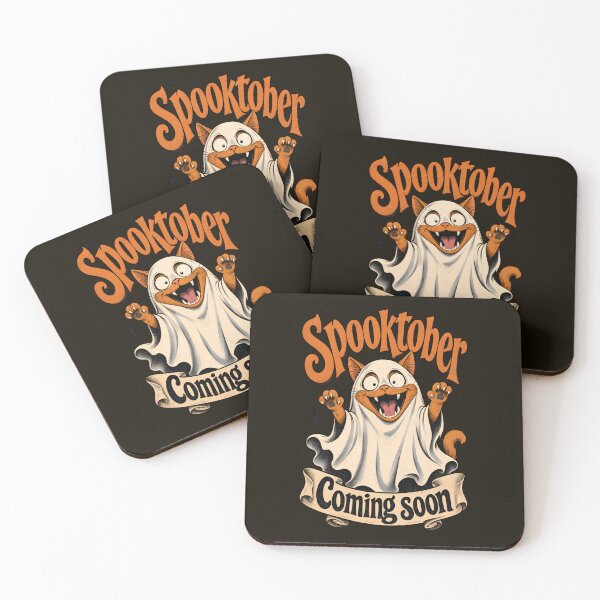 Item preview, Celebrating Spooktober with spooky cat - Coming soon! designed and sold by ParadoxParadox.