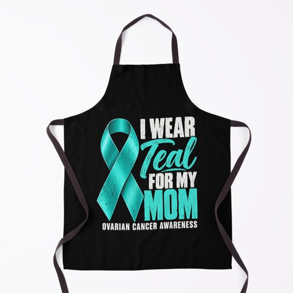 Item preview, Ovarian Cancer Awareness Teal Ribbon Mom Support designed and sold by ROUX-ART.