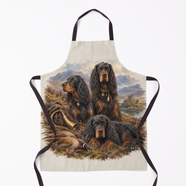 Item preview, Gordon Setter Hunting Collection – Scottish Highland Bird Dog Fine Art designed and sold by TammyHunterArt.