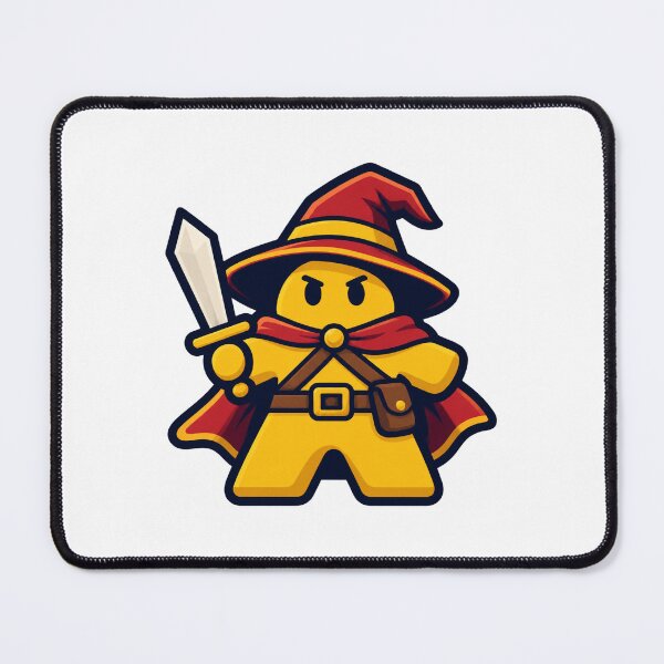 Item preview, Colorful Meeples Board Game Tokens Illustration for Gamers and Enthusiasts designed and sold by Milk McLactose.