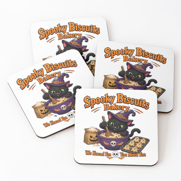 Item preview, Spooky Biscuits Bakery Cat Halloween Baking Art designed and sold by Dmo3HarkoArt.