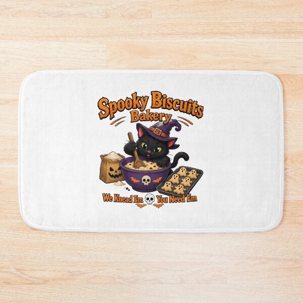 Item preview, Spooky Biscuits Bakery Cat Halloween Baking Art designed and sold by Dmo3HarkoArt.