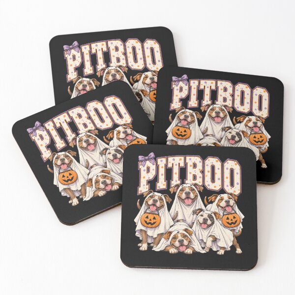 Item preview, Pitbull Halloween Ghost Costume Pumpkin Dogs Graphic designed and sold by ROUX-ART.