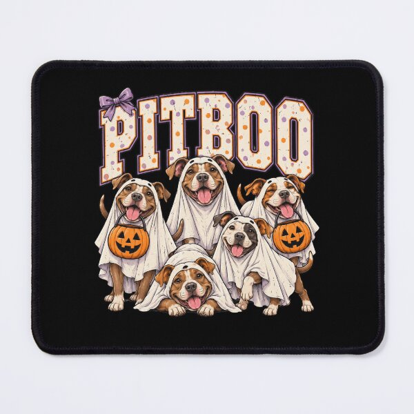 Item preview, Pitbull Halloween Ghost Costume Pumpkin Dogs Graphic designed and sold by ROUX-ART.