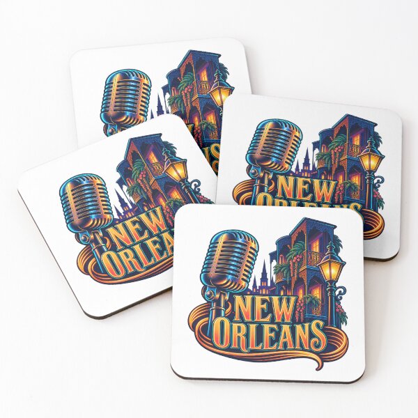 Item preview, New Orleans Blues Microphone and French Quarter Lights designed and sold by SAS-Designer.