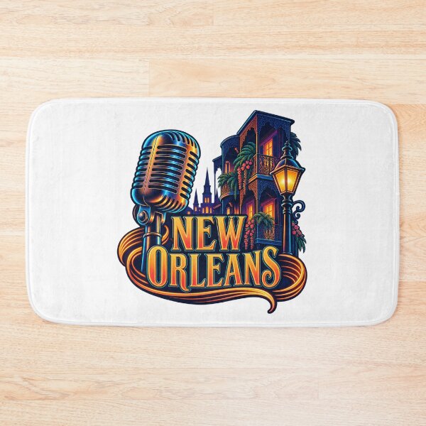 Item preview, New Orleans Blues Microphone and French Quarter Lights designed and sold by SAS-Designer.