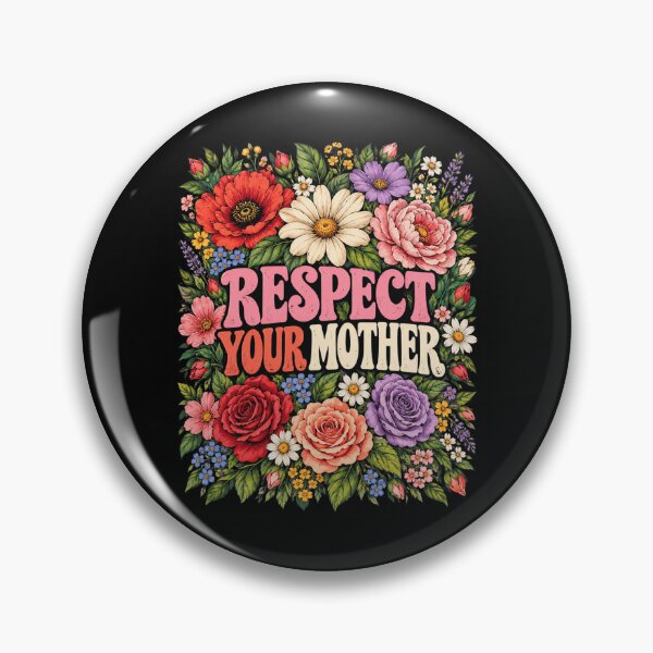 Item preview, Flower Bouquet Floral Respect Your Mother Vintage Art designed and sold by ROUX-ART.
