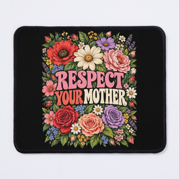 Item preview, Flower Bouquet Floral Respect Your Mother Vintage Art designed and sold by ROUX-ART.