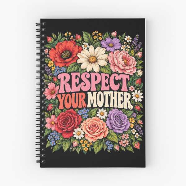 Item preview, Flower Bouquet Floral Respect Your Mother Vintage Art designed and sold by ROUX-ART.