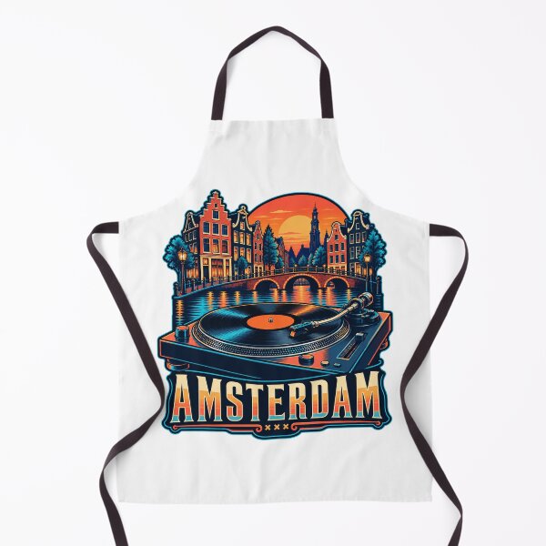 Item preview, Amsterdam Vinyl Turntable and Neon Canal Houses designed and sold by SAS-Designer.