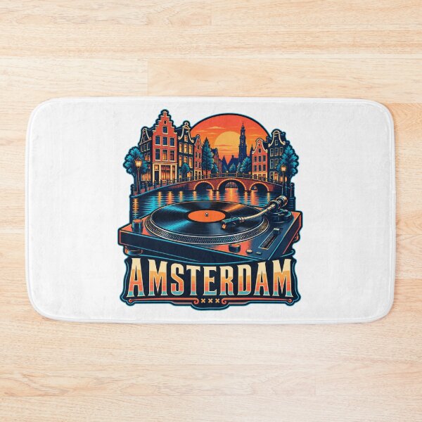 Item preview, Amsterdam Vinyl Turntable and Neon Canal Houses designed and sold by SAS-Designer.