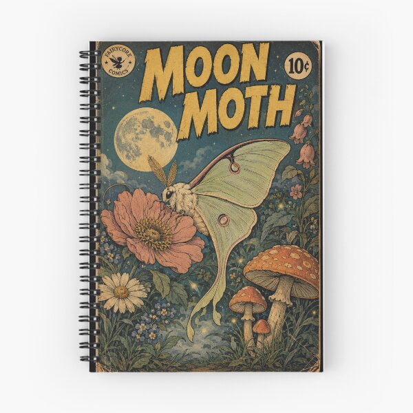 Item preview, Fairycore Moth Creature Moonlit Garden designed and sold by bapupa.