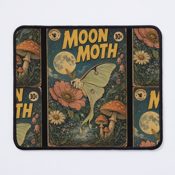 Item preview, Fairycore Moth Creature Moonlit Garden designed and sold by bapupa.