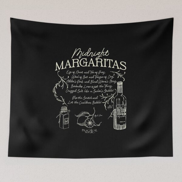 Item preview, Practical Magic Midnight Margaritas Recipe Movie Shirt designed and sold by MandrakeCreati.
