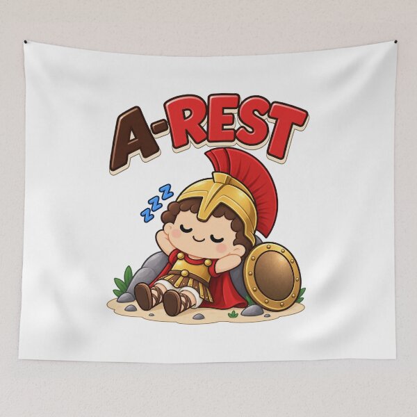 Item preview, Ares A-REST Funny Greek Mythology Pun designed and sold by PUNserious.