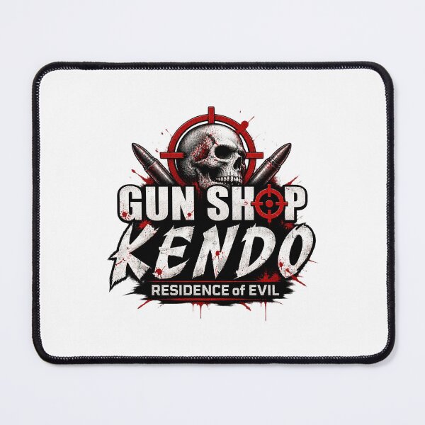 Item preview, Gun Shop Kendo Redesign Artwork Featuring Martial Arts and Firearms Theme designed and sold by X7Shop.