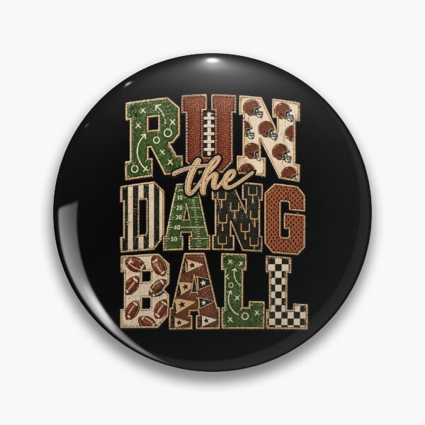 Item preview, Football Game Day Vintage Sports Letter Art designed and sold by ROUX-ART.