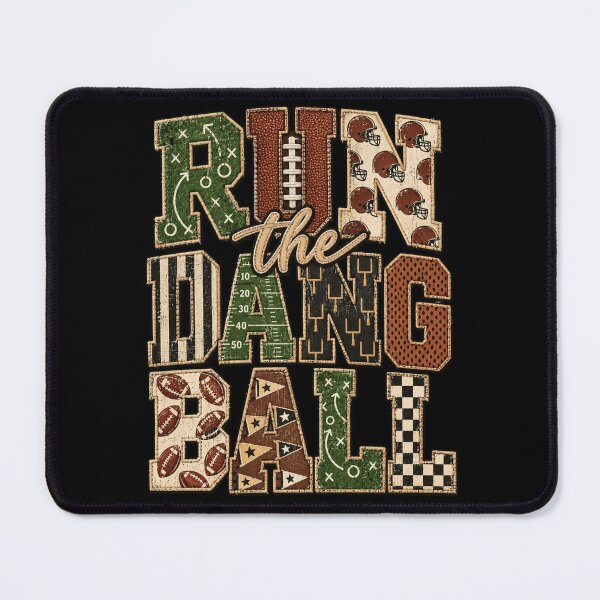 Item preview, Football Game Day Vintage Sports Letter Art designed and sold by ROUX-ART.