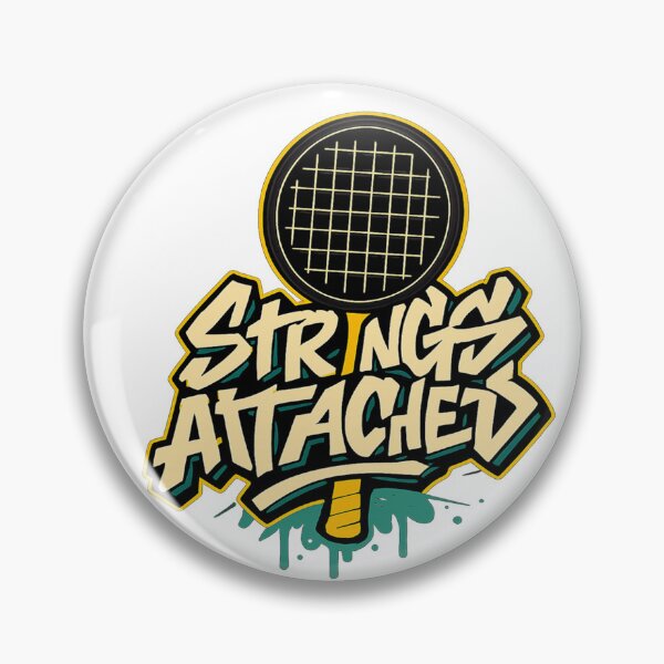 Item preview, “Strings Attached – Badminton Graffiti Design” designed and sold by simplehcity.