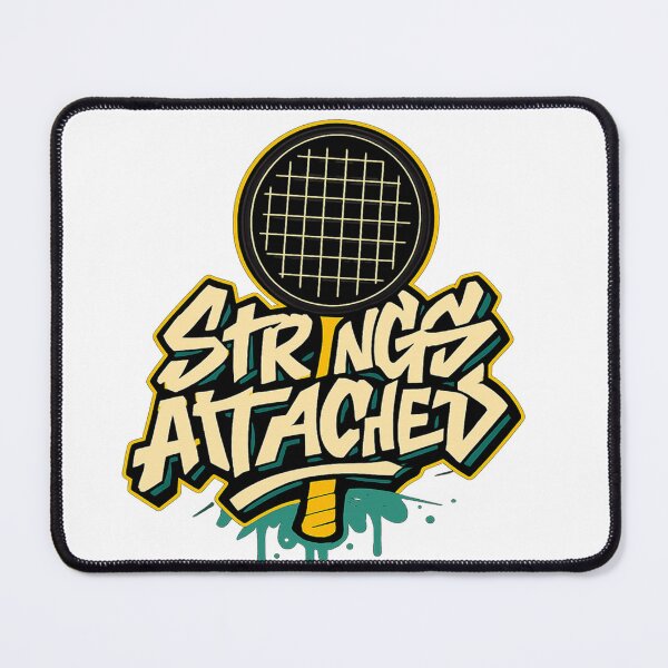 Item preview, “Strings Attached – Badminton Graffiti Design” designed and sold by simplehcity.