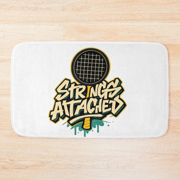 Item preview, “Strings Attached – Badminton Graffiti Design” designed and sold by simplehcity.