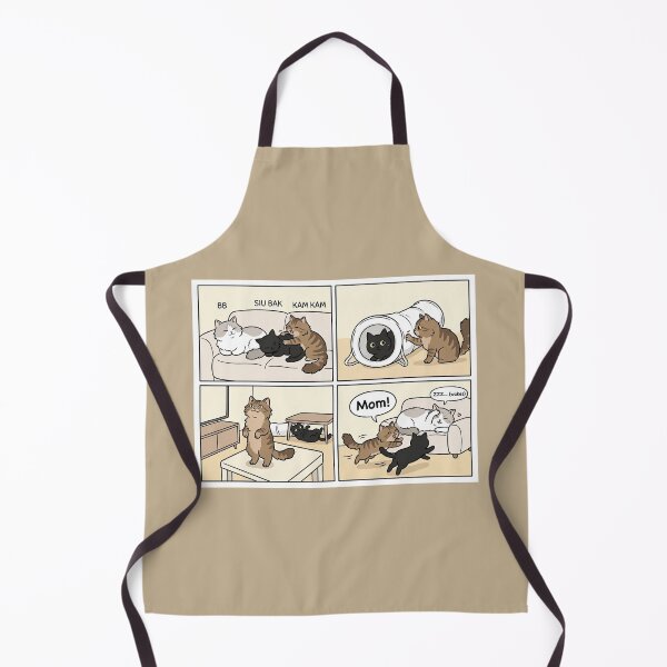 Item preview, Siu Bak & Kam Kam Playtime: Waking Up Mom Cat Comic designed and sold by PetalsPaws.