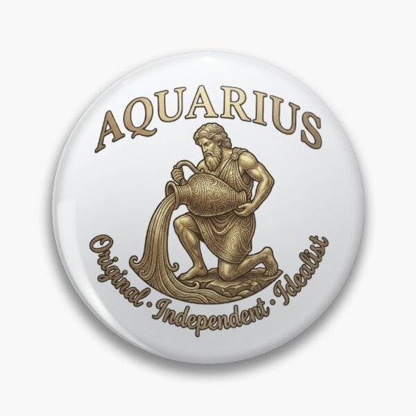 Item preview, Aquarius – Celestial Gold Collection designed and sold by The best online style shop.