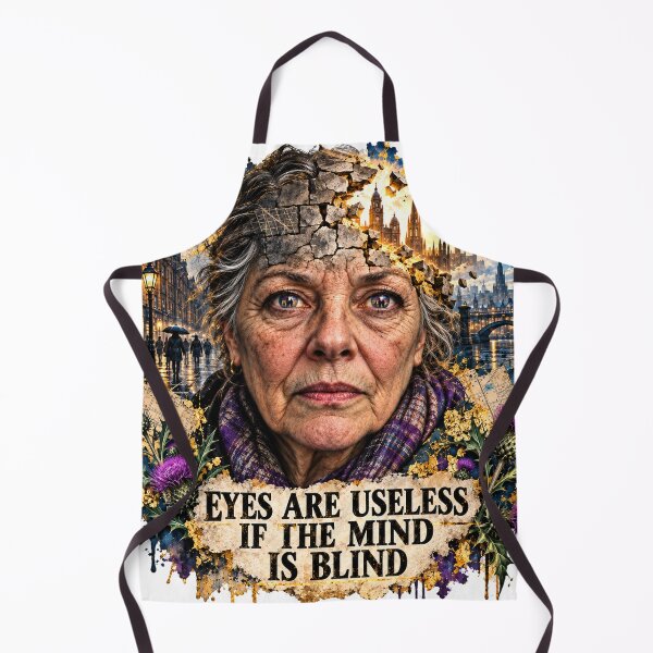 Item preview, Eyes Are Useless If the Mind Is Blind – Glasgow Inspirational Art Print designed and sold by Thistleinkart.