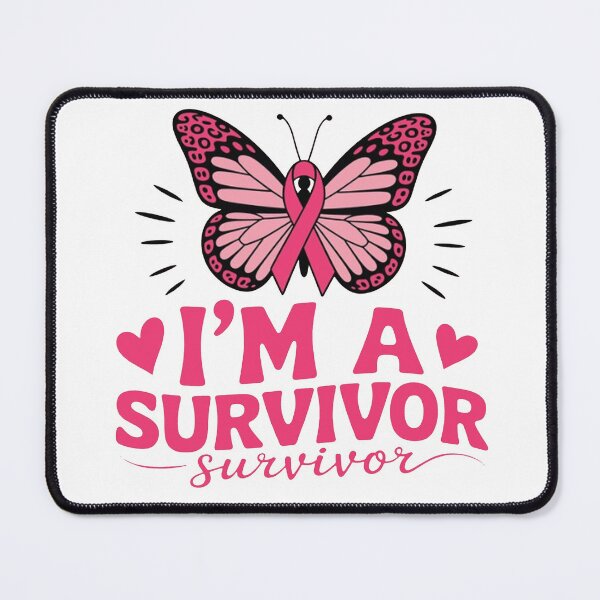 Item preview, Im A Survivor Shirt, Breast Cancer Survivor Shirt, Pink Ribbon Butterfly Tee, Cancer Awareness Gift designed and sold by PaletteFld.
