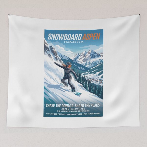 Item preview, Snowboarding in Aspen designed and sold by Theodor Decker.