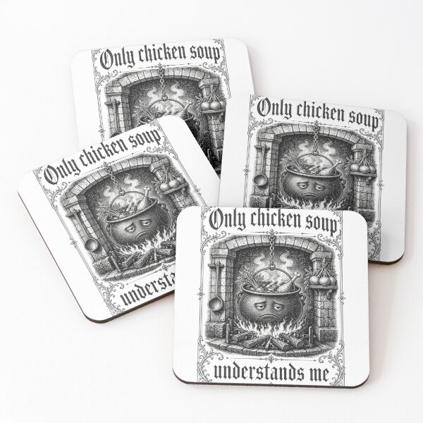Item preview, Only Chicken Soup Understands Me designed and sold by lArtsCorner.