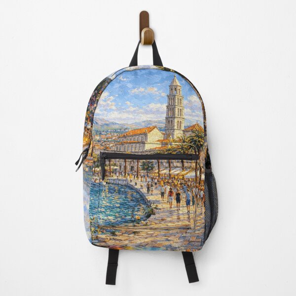 Item preview, Split, Croatia – a painting of a summer day in this beautiful European city. designed and sold by GalleryKauffeld.