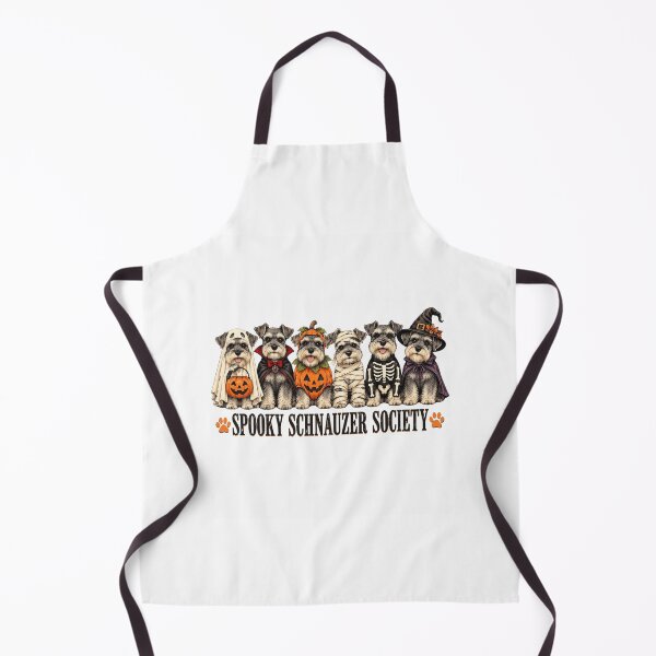 Item preview, halloween Schnauzer Squad in Spooky Costume Art designed and sold by ROUX-ART.