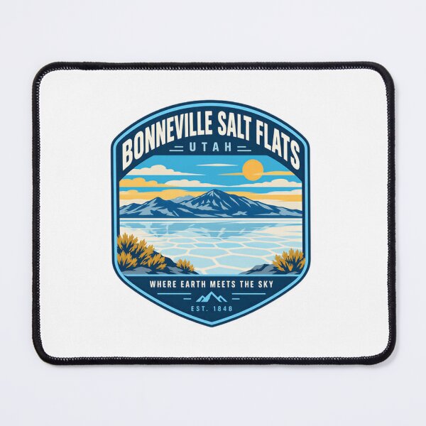 Item preview, Bonneville Salt Flats Utah Where Earth Meets The Sky Travel Explorer designed and sold by Simsimah26Parks.