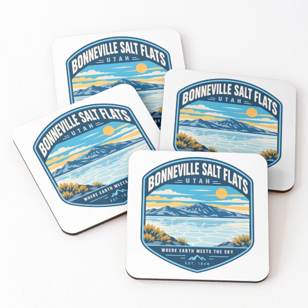 Item preview, Bonneville Salt Flats Utah Where Earth Meets The Sky Travel Explorer designed and sold by Simsimah26Parks.