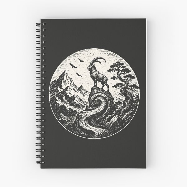 Item preview, Vintage Mountain Goat Outdoorsy Nature Wilderness   designed and sold by Y-Vibes.